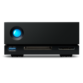 LaCie 1big Dock STHS18000800 - Matriz de disco rígido - 18 TB - 1 baias (SATA-600) - HDD 18 TB x 1 - USB 3.1, Thunderbolt 3 (externo) - com Rescue Data Recovery Service