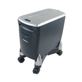Fellowes Office Suites CPU X Stand - System Cabinet Tower Bench - Negro, Plata