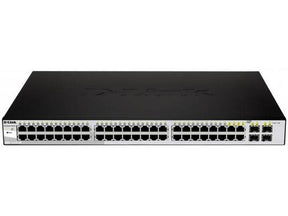 D-Link Web Smart DGS-1210-48 - Switch - Managed - 48 x 10/100/1000 + 4 x Shared SFP - Desktop