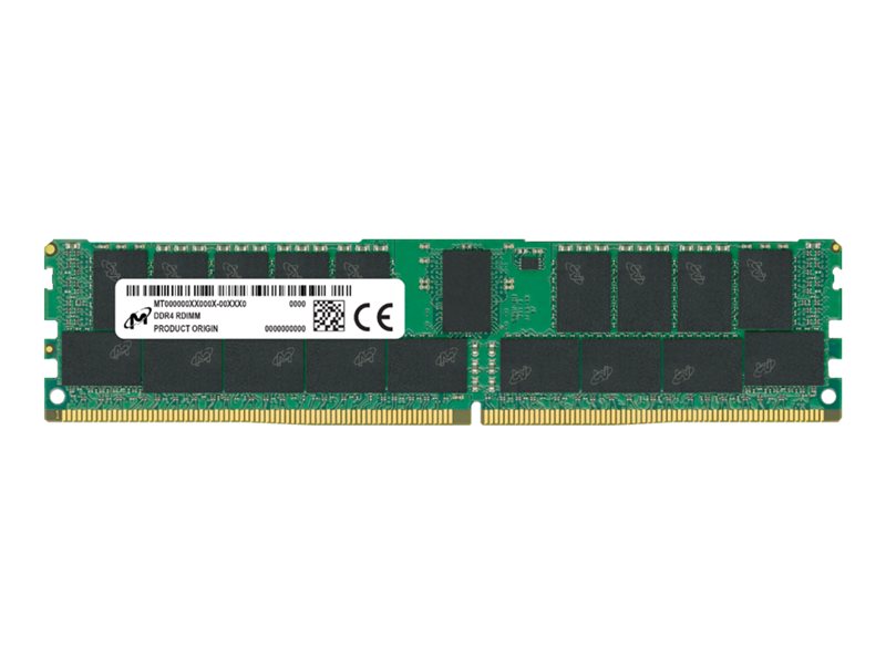 Micron - DDR4 - módulo - 64 GB - DIMM 288-pin - 2933 MHz / PC4-23466 - CL21 - 1.2 V - registado - ECC (MTA36ASF8G72PZ-2G9E1R)