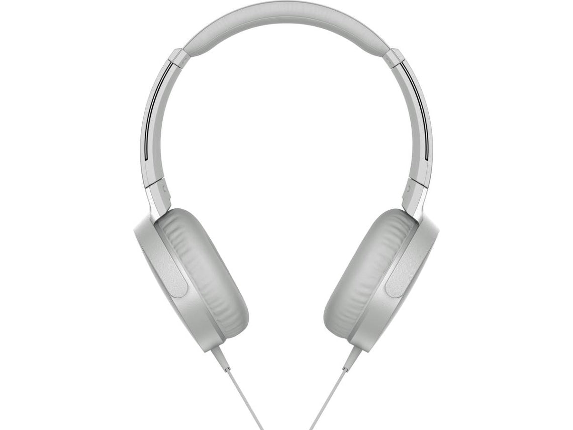 AURICULARES EXTRA BAJO DIADEMA BLANCO