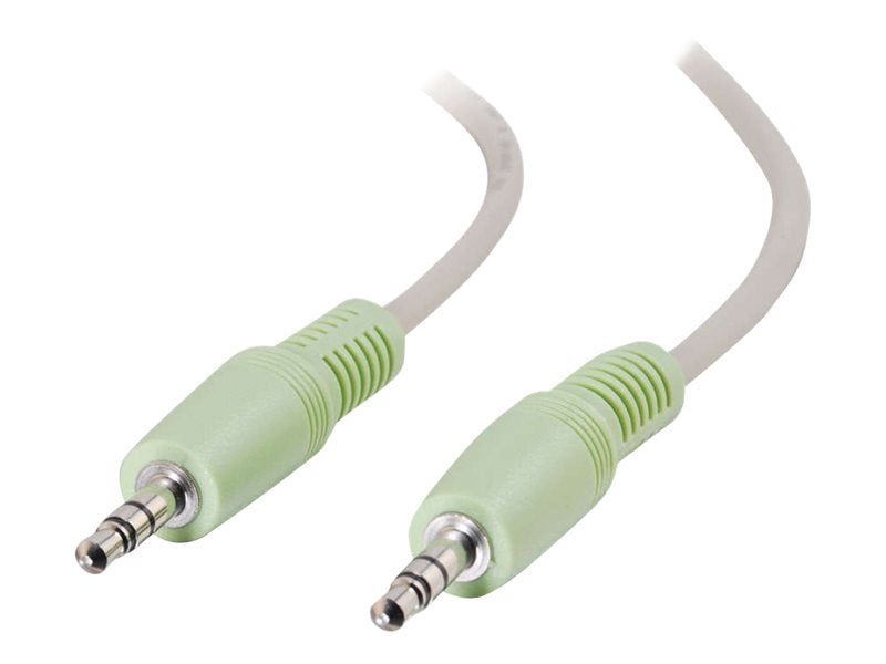 C2G - Cable de Audio - Puerto Mini Estéreo Macho a Puerto Mini Estéreo Macho - 3 m - Blindado (80109)