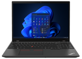 Lenovo ThinkPad T16 Gen 1 21BV - Design de dobradiças de 180 graus - Intel Core i7 1260P / 2.1 GHz - Win 11 Pro - Iris Xe Graphics - 16 GB RAM - 512 GB SSD TCG Opal Encryption 2, NVMe - 16" IPS 1920 x 1200 - Wi-Fi 6E - preto trovão - kbd: Português -