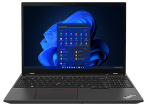 Lenovo ThinkPad T16 Gen 1 21BV - 180 degree hinge design - Intel Core i7 1260P / 2.1GHz - Win 11 Pro - Iris Xe Graphics - 16GB RAM - 512GB SSD TCG Opal Encryption 2, NVMe - 16" IPS 1920 x 1200 - Wi-Fi 6E - black thunder - kbd: English -