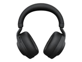 Jabra Evolve2 85 MS Stereo - Headphones - Full Size - Bluetooth - Wireless, With Cable - Active Noise Cancellation - 3.5mm Jack - Noise Isolation - Black - Certified for Teams