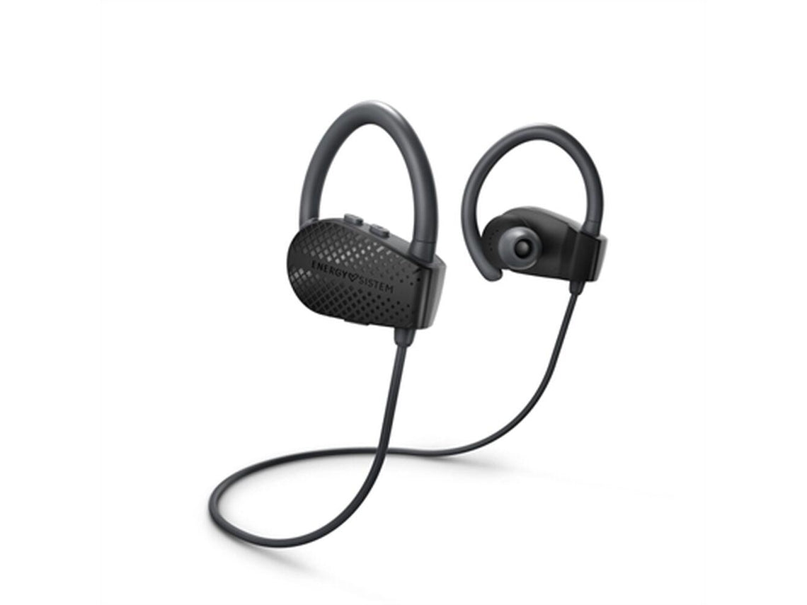 Energy Sport 1+ - In-ear headphones with microphone - in-ear - under-neck mount - bluetooth - wireless - dark