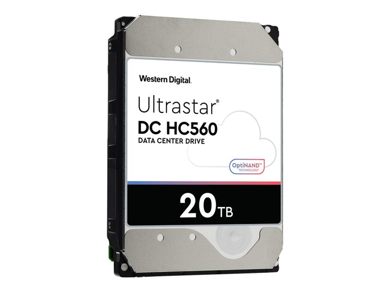 WD Ultrastar DC HC560 - Disco duro - 20 TB - interno - 3,5" - SATA 6Gb/s - 7200 rpm - búfer: 512 MB (0F38755)