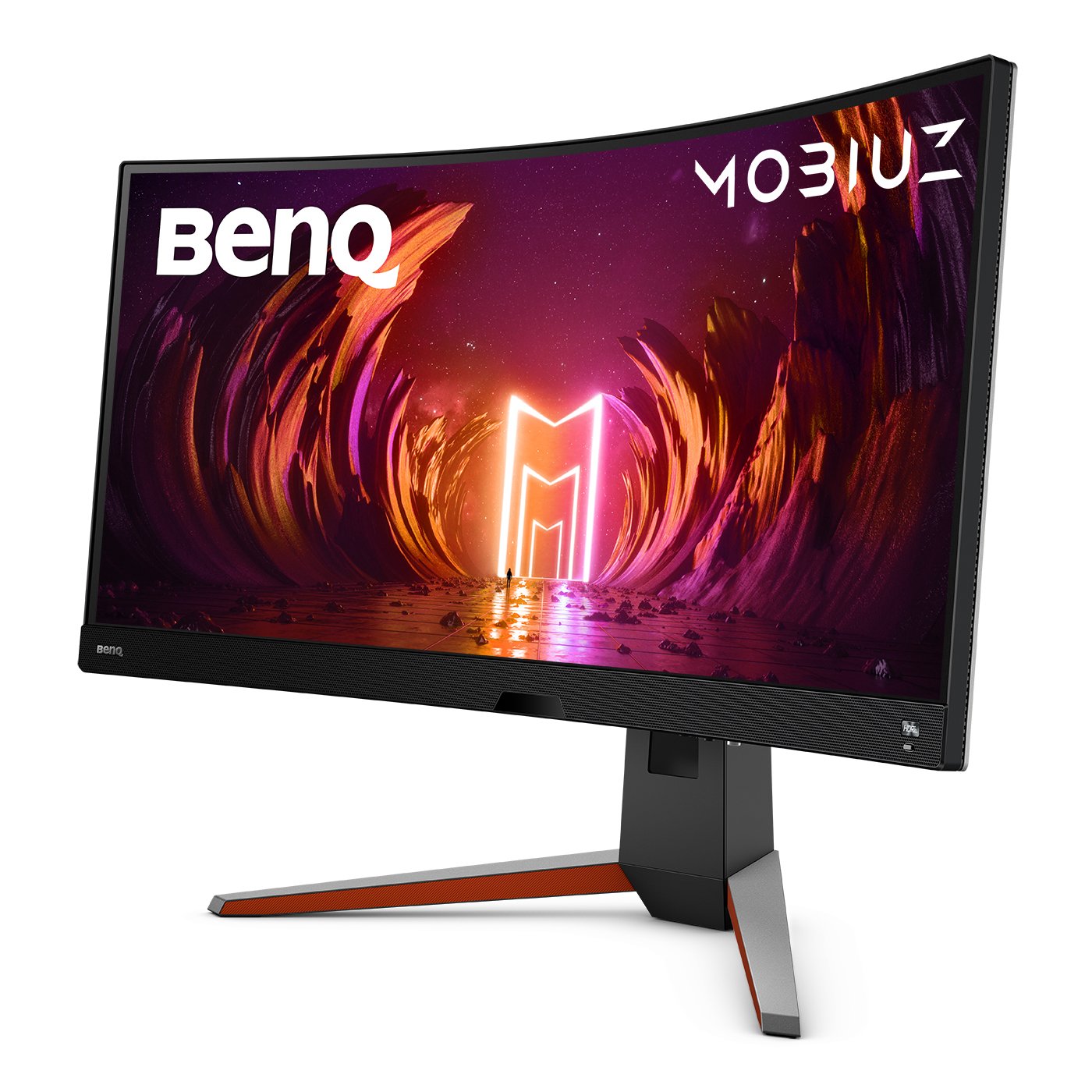 BenQ Mobiuz EX3410R - LED Display - curved - 34" - 3440 x 1440 UWQHD @ 144 Hz - VA - 350 cd/m² - 3000:1 - DisplayHDR 400 - 1 ms - 2xHDMI, DisplayPort - speakers with subwoofer