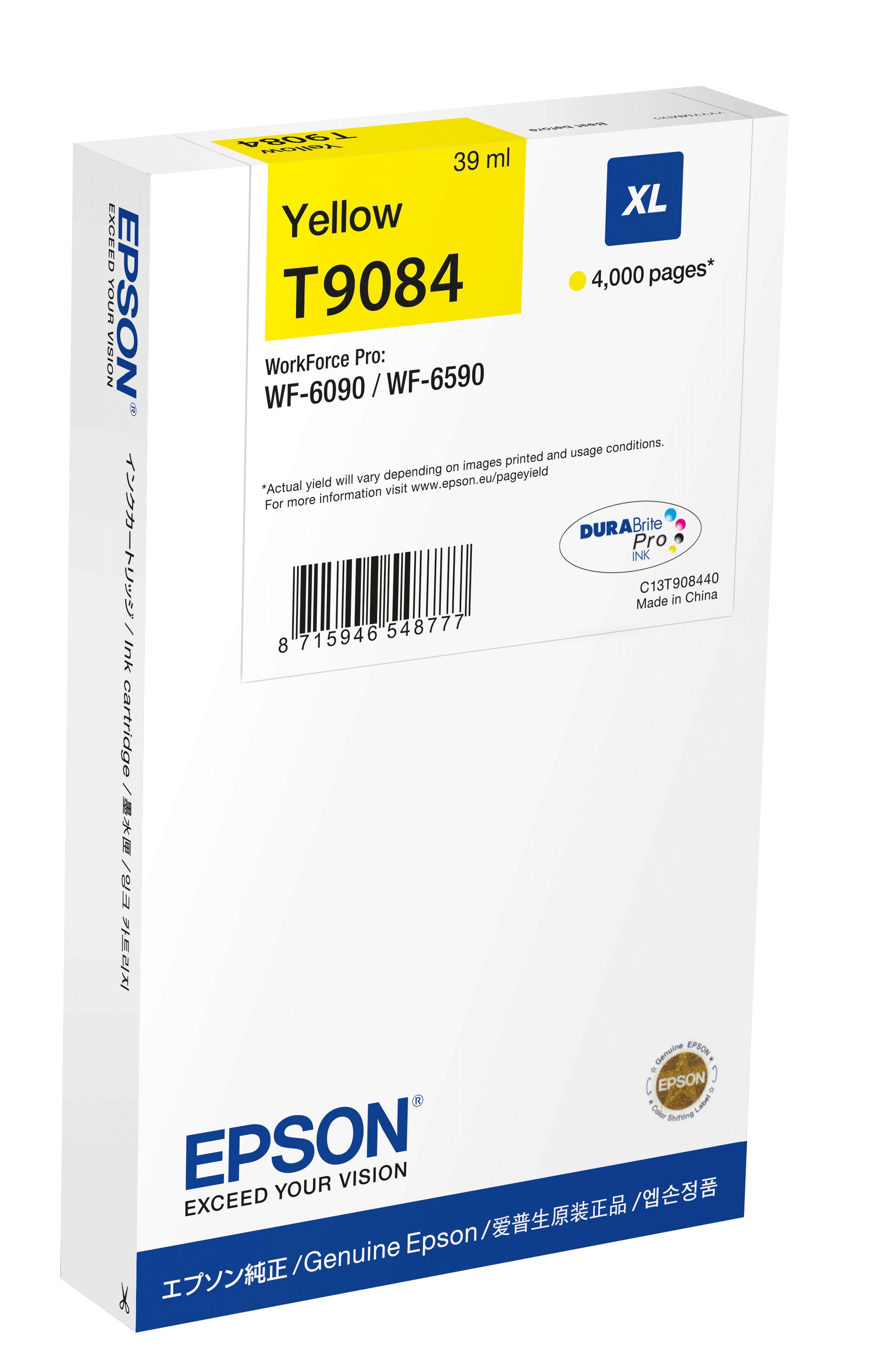 EPSON TINTEIRO AMARELO XL T9084