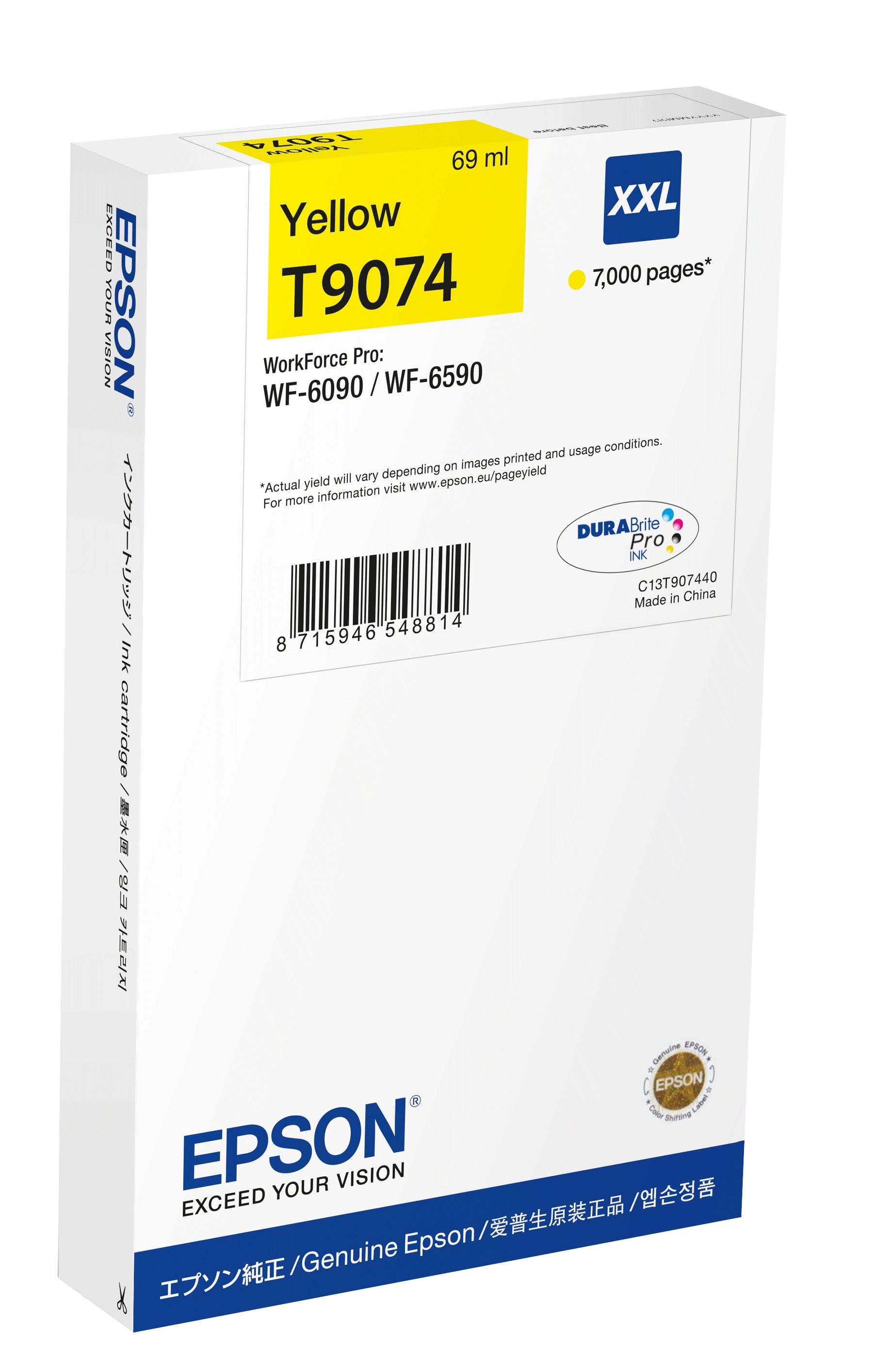 TINTA AMARILLA EPSON WF-6590/6090 XXL