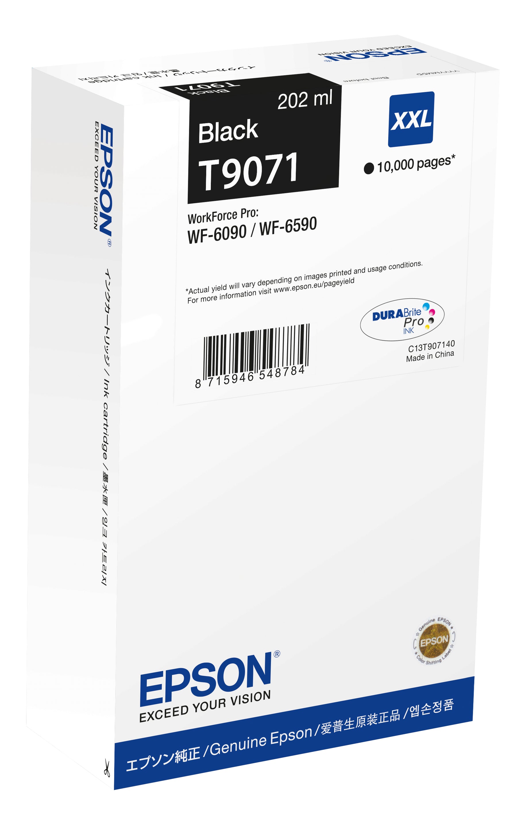 EPSON BLACK INK WF-6590/6090 XXL