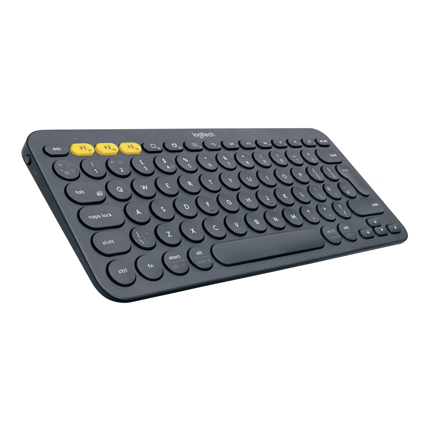 Logitech K380 - Teclado - Bluetooth - Francês - preto