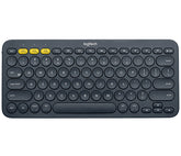 Logitech K380 Multi-Device Bluetooth Keyboard - Teclado - Bluetooth - Russo - preto