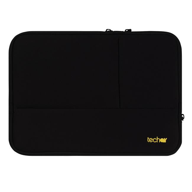 techair Plus - Notebook protector - 12" - 13.3" - black