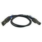 QNAP CAB-SAS10M-8644-8088 - Cable SAS externo - SAS de 6 Gbit/s - 4 x Mini SAS HD (SFF-8644) (M) a 26 pines 4x Mini SAS (M) - 1 m - negro - a P/N : QXP-820S-B3408 (CAB-SAS10M-8644-8088)