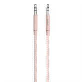 Belkin MIXIT Aux Cable - Audio Cable - Male Stereo Mini Port to Male Stereo Mini Port - 1.22m - Rose Gold