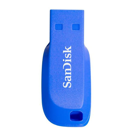 SanDisk Cruzer Blade - USB Flash Drive - 16GB - USB 2.0 - Electric Blue