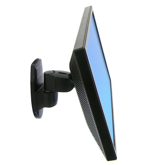 Serie Ergotron 200 - Kit de montaje (montaje en pared) - para monitor - negro - tamaño de pantalla: hasta 32''