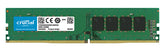 Crucial - DDR4 - module - 4 GB - 288-pin DIMM - 2400 MHz / PC4-19200 - CL17 - 1.2 V - unbuffered - no ECC