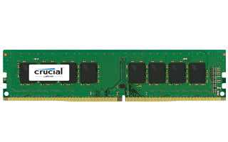 Crucial - DDR4 - kit - 8 GB: 2 x 4 GB - DIMM de 288 pines - 2400 MHz / PC4-19200 - CL17 - 1,2 V - sin búfer - sin ECC