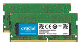 Crucial - DDR4 - kit - 32 GB: 2 x 16 GB - SO DIMM 260-pinos - 2400 MHz / PC4-19200 - CL17 - 1.2 V - unbuffered - sem ECC