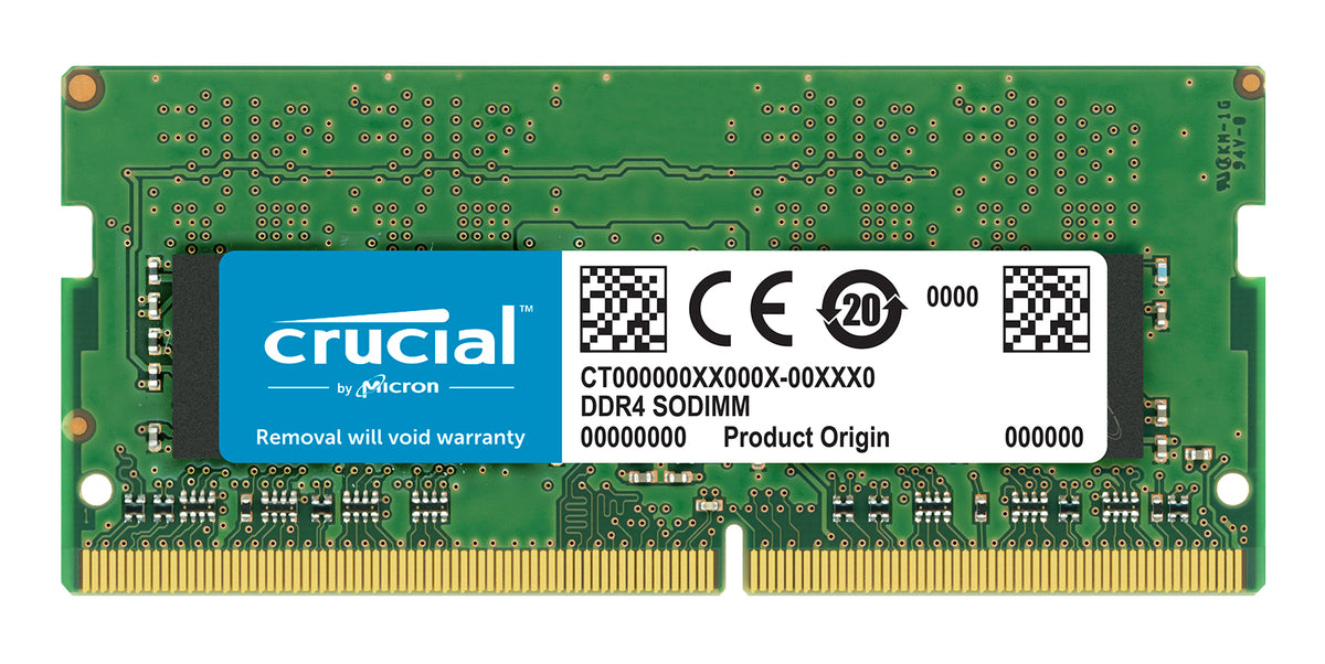 Crucial - DDR4 - módulo - 16 GB - SO DIMM de 260 pines - 2400 MHz / PC4-19200 - CL17 - 1,2 V - sin búfer - sin ECC