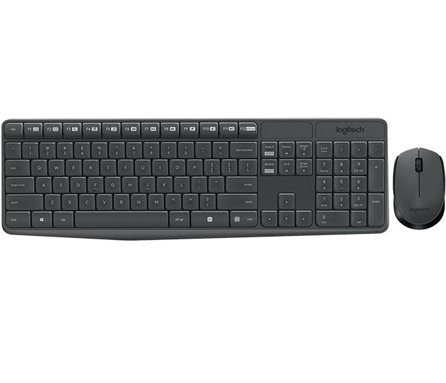 Logitech MK235 - Keyboard and Mouse Combo - Wireless - 2.4GHz