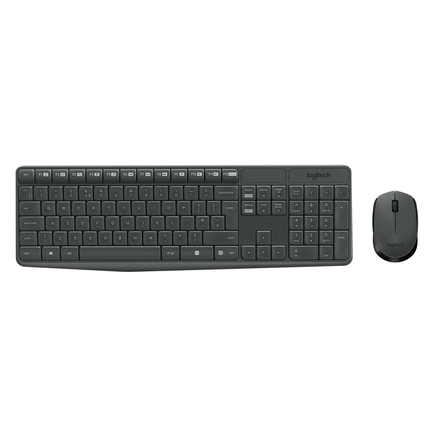 Logitech MK235 - Conjunto de teclado e rato - sem fios - 2.4 GHz - Países Baixos/Bélgica