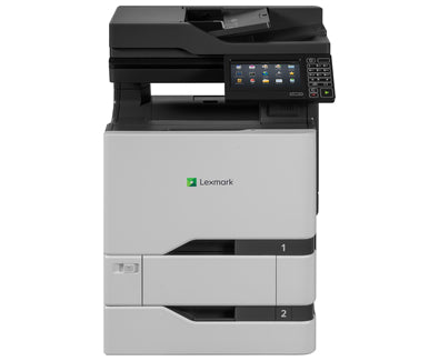 Lexmark CX725dthe - Impressora multi-funções - a cores - laser - Legal (216 x 356 mm) (original) - A4/Legal (media) - até 47 ppm (cópia) - até 47 ppm (impressão) - 1200 folhas - 33.6 Kbps - USB 2.0, Gigabit LAN, host USB