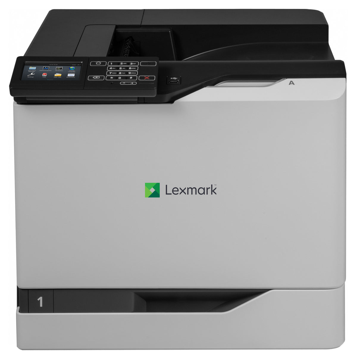 Lexmark CX820de - Impresora multifunción - Color - Láser - Legal (216 x 356 mm)/A4 (210 x 297 mm) (original) - A4/Legal (soportes) - hasta 50 ppm (copia) - hasta 50 ppm (impresión ) - 650 hojas - 33,6 Kbps - USB 2.0, Gigabit LAN, host USB