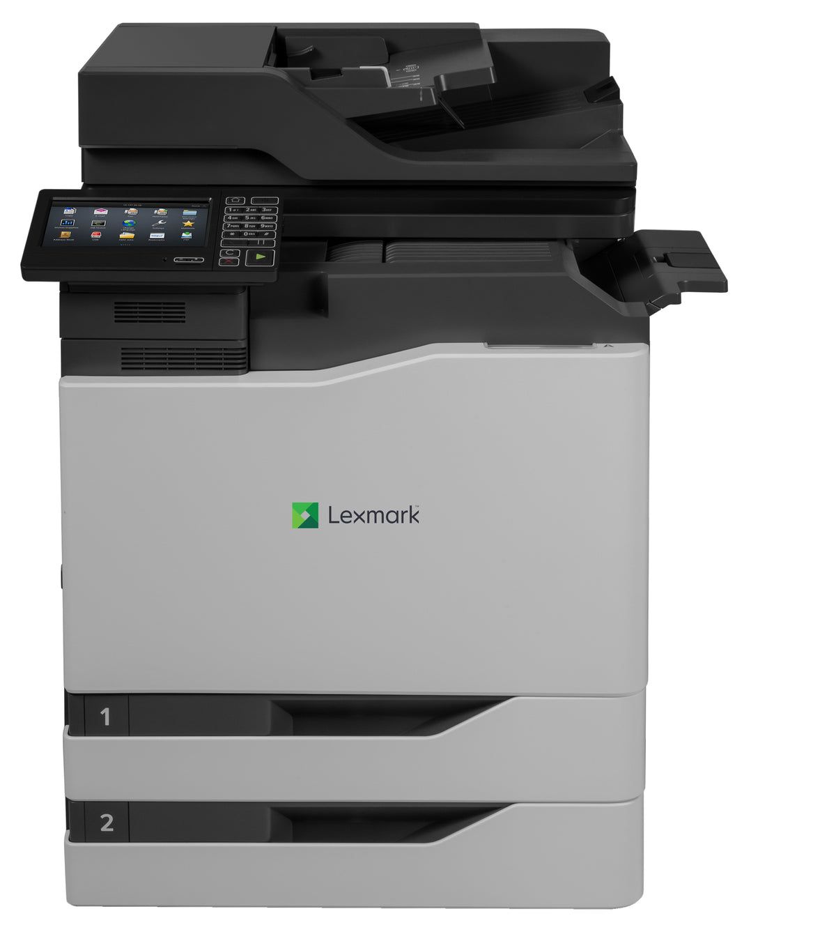 Lexmark CX820dtfe - Impressora multi-funções - a cores - laser - Legal (216 x 356 mm)/A4 (210 x 297 mm) (original) - A4/Legal (media) - até 50 ppm (cópia) - até 50 ppm (impressão) - 1750 folhas - 33.6 Kbps - USB 2.0, Gigabit LAN, host USB