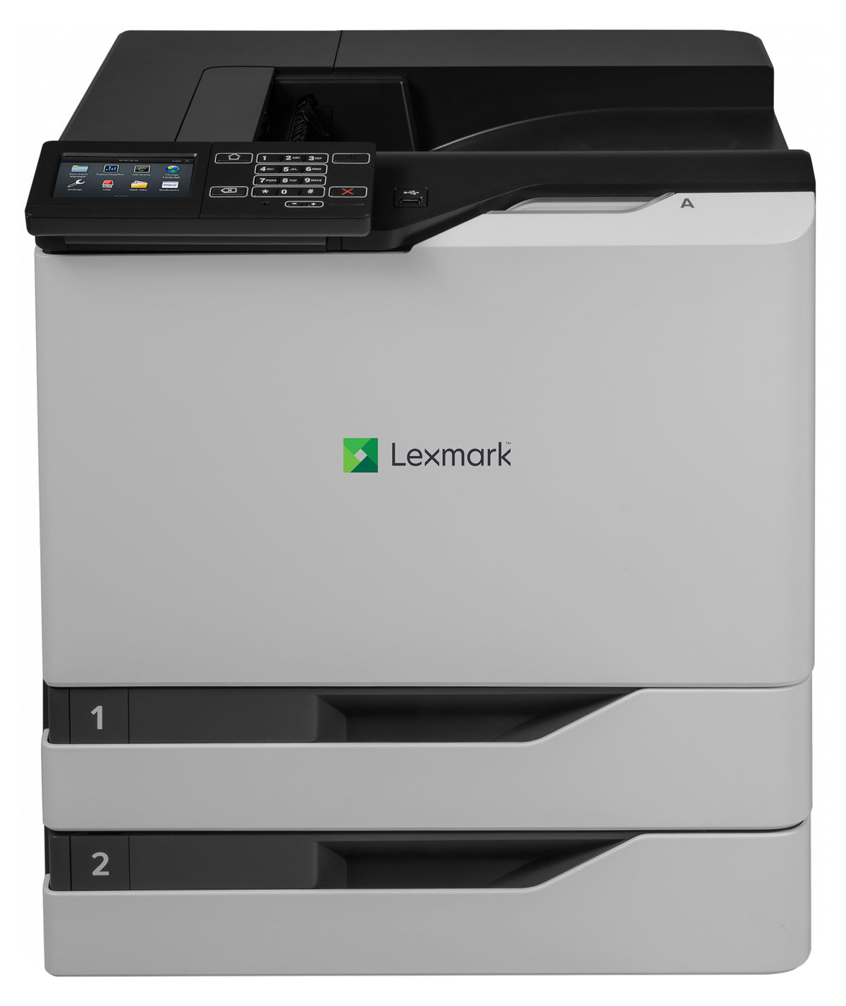 Lexmark CS820dte - Impresora - color - Dúplex - láser - A4/Legal - 1200 x 1200 ppp - hasta 57 ppm (mono) / hasta 57 ppm (color) - capacidad: 1200 hojas - USB 2.0, Gigabit LAN, host USB 2.0