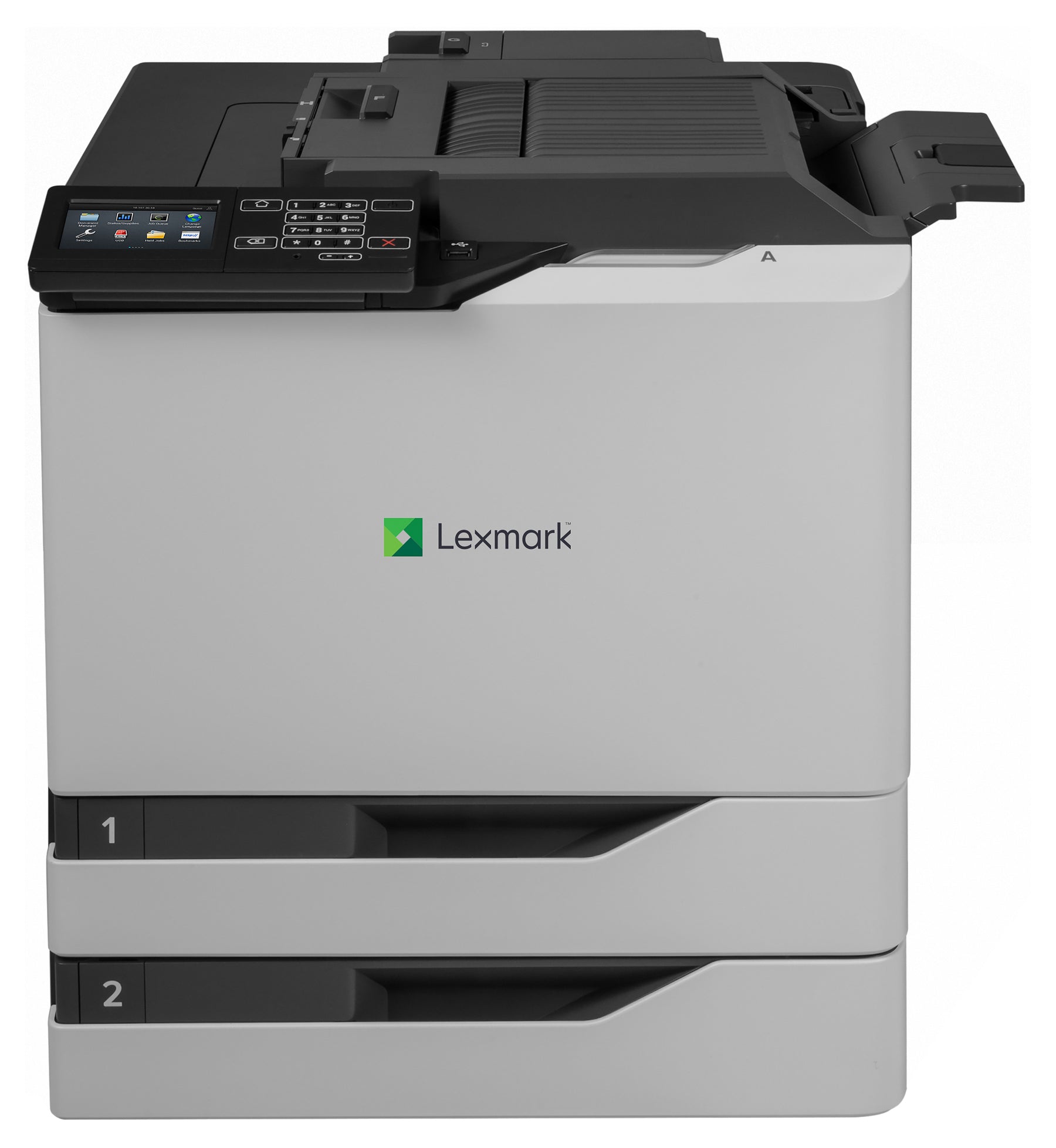 Lexmark CS820dtfe - Impressora - a cores - Duplex - laser - A4/Legal - 1200 x 1200 ppp - até 57 ppm (mono)/ até 57 ppm (cor) - capacidade: 1200 folhas - USB 2.0, Gigabit LAN, USB 2.0 host