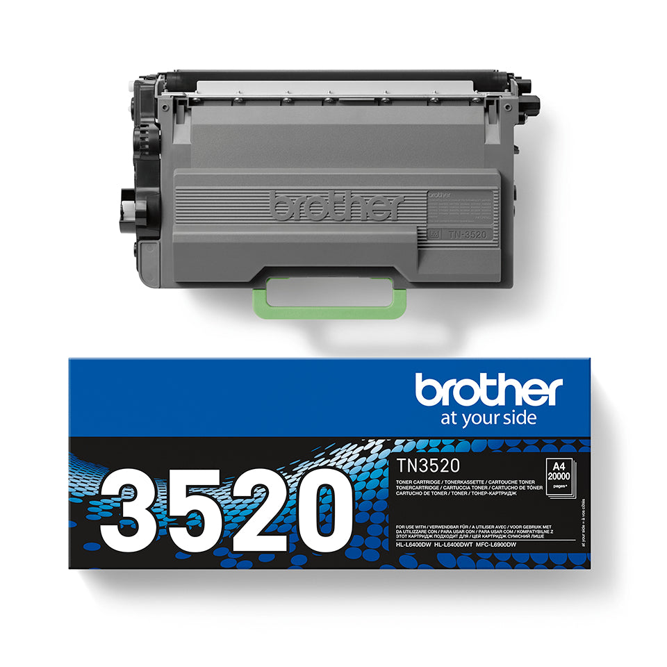 Brother TN3520 - Black - original - toner cartridge - for Brother HL-L6400, MFC-L6900, MFC-L6970