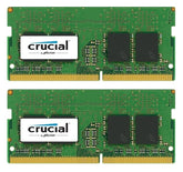 Crucial - DDR4 - kit - 16 GB: 2 x 8 GB - SO DIMM de 260 pines - 2400 MHz / PC4-19200 - CL17 - 1,2 V - sin búfer - sin ECC