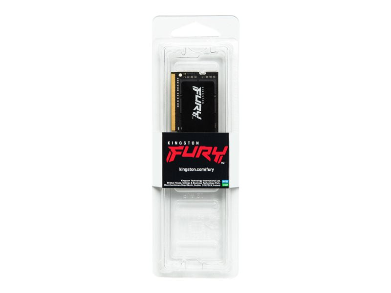 Kingston FURY Impact - DDR3L - módulo - 8 GB - SO DIMM de 204 pines - 1600 MHz / PC3L-12800 - CL9 - 1,35 / 1,5 V - sin búfer - sin ECC - negro