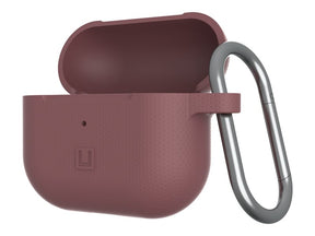 [U] Protective Case for Airpods (3rd Gen, 2021) - Dot Aubergine - Bolsa for wireless earbuds - silicone - beringela - para Apple AirPods (3ª geração)