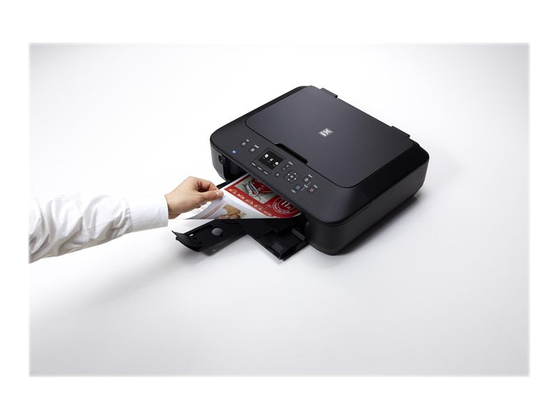 Canon PIXMA MG5550 - Multifunction Printer - Color - Inkjet - 216 x 297 mm (original) - A4/Legal (media) - up to 12.2 ipm (print) - 100 sheets - USB 2.0, Wi-Fi(n) - black (8580B006AA?CF)