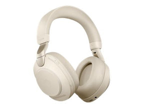 Jabra Evolve2 85 UC Stereo - Headphones - Full Size - Bluetooth - Wireless, Wired - Active Noise Cancellation - 3.5mm Jack - Noise Isolation - Beige (28599-989-998)