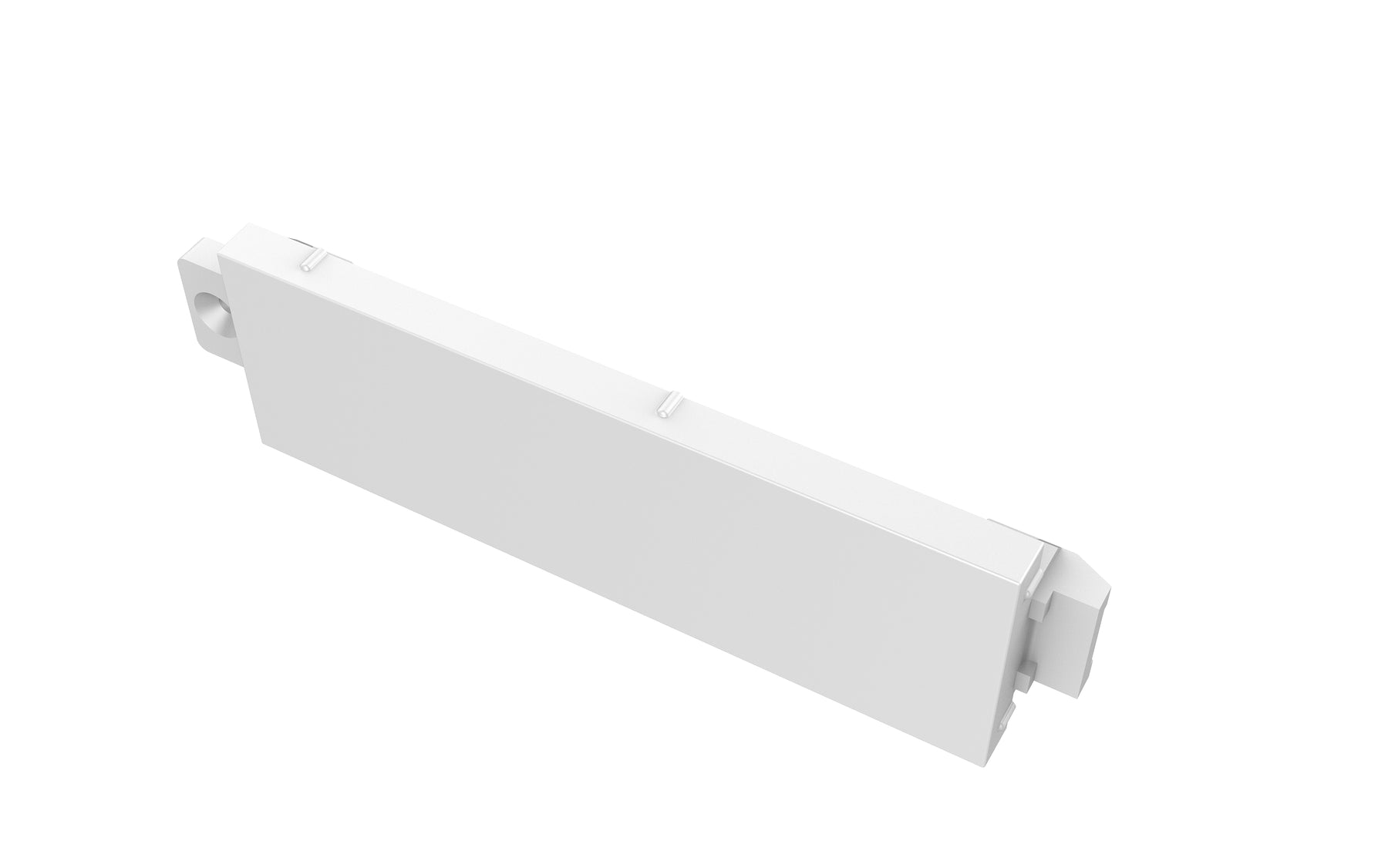 Placa frontal AV modular VISION Techconnect - GARANTÍA DE POR VIDA - módulo en blanco blanco - módulos en blanco simples para tapar las ranuras no utilizadas en el marco - se fija en los marcos Techconnect - plástico - blanco