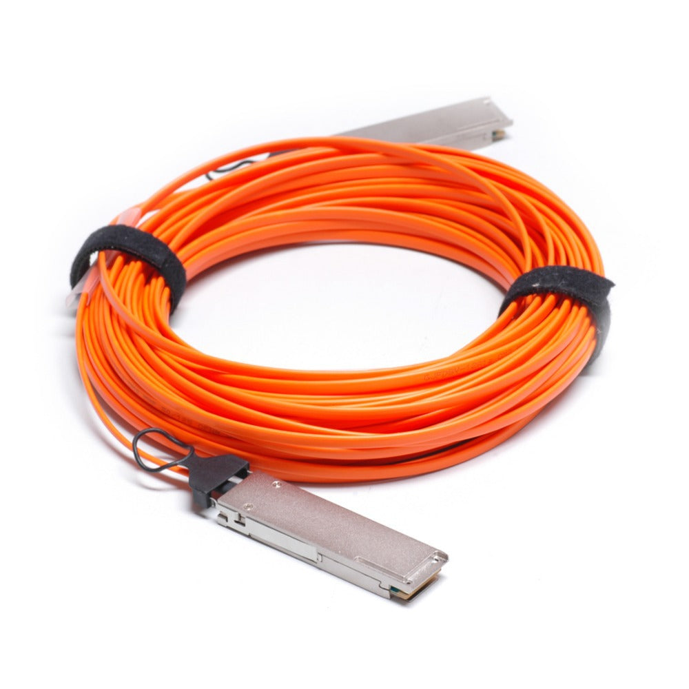 Cisco - 100GBase Jump Cable - QSFP to QSFP - 10 m - fiber optic - active - to P/N: C9500-32C-EDU, C9500-32QC-EDU, N9K-X9788TC-FX-RF, NCS-55A1-24H -B, NCS-55A1-36H-SE-S