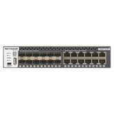 NETGEAR M4300-12X12F - Switch - L3 - Managed - 12 x 10/100/1000/10000 + 12 x 10 Gigabit SFP+ - front to back airflow - rail mountable