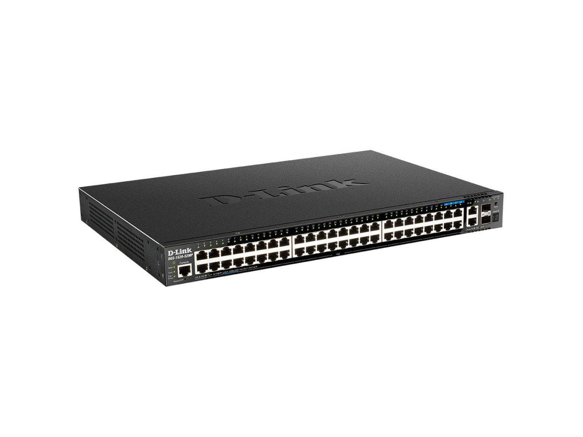 SWITCH D-LINK 44 PUERTOS GE POE + 4 PUERTOS 2.5 GE POE + 2 PUERTOS 10 GE + 2 SFP+ SMAR