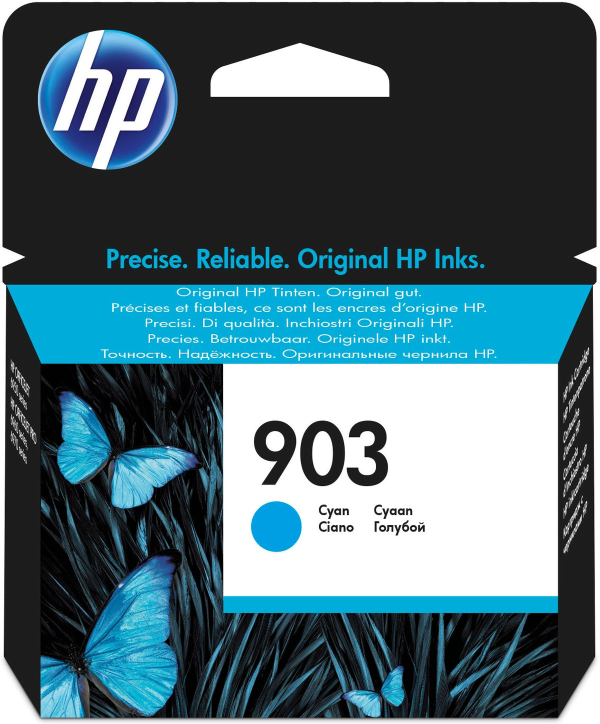 HP 903 - 4 ml - cyan blue - original - ink cartridge - for Officejet 6951, 6954, 6962, Officejet Pro 6960, 6961, 6970, 6971, 6974, 6975