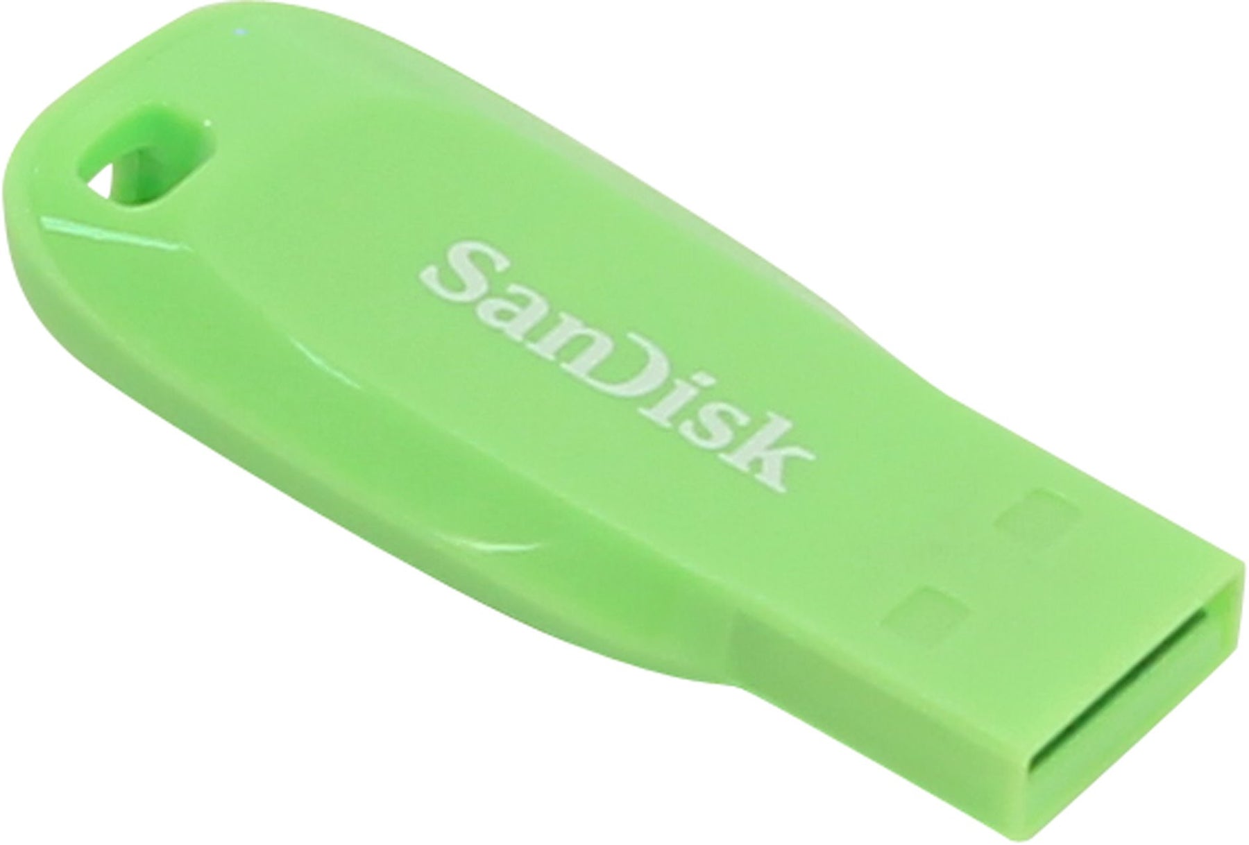 SanDisk Cruzer Blade - USB Flash Drive - 32GB - USB 2.0 - Electric Green