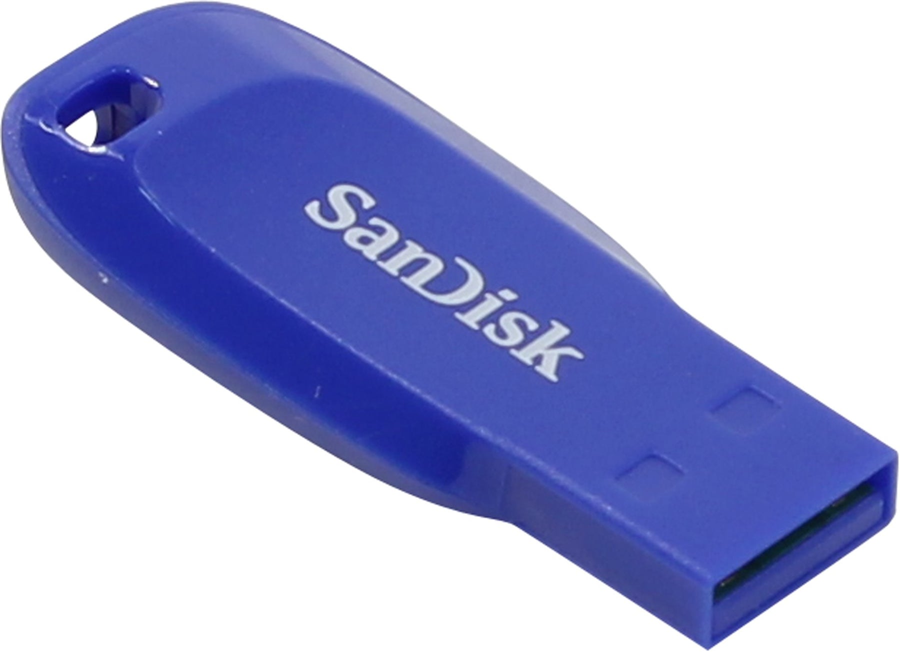 SanDisk Cruzer Blade - USB Flash Drive - 64GB - USB 2.0 - Electric Blue