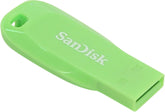 SanDisk Cruzer Blade - USB Flash Drive - 64GB - USB 2.0 - Electric Green