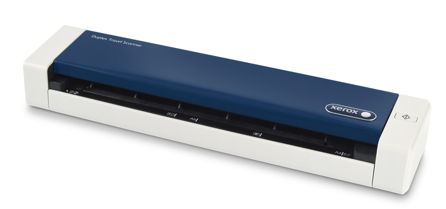 Xerox Duplex Travel Scanner - Scanner para folhas de papel - Sensor de Imagem de Contacto (SIC) - Duplex - 216 x 813 mm - 600 ppp - até 100 varreduras por dia - USB 2.0