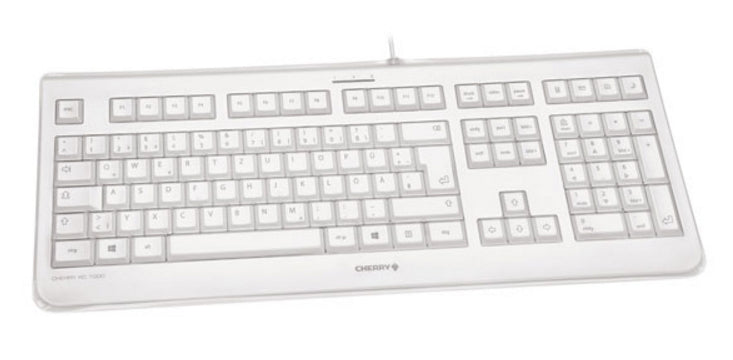 CHERRY KC 1068 - Keyboard - USB - Spanish - pale gray