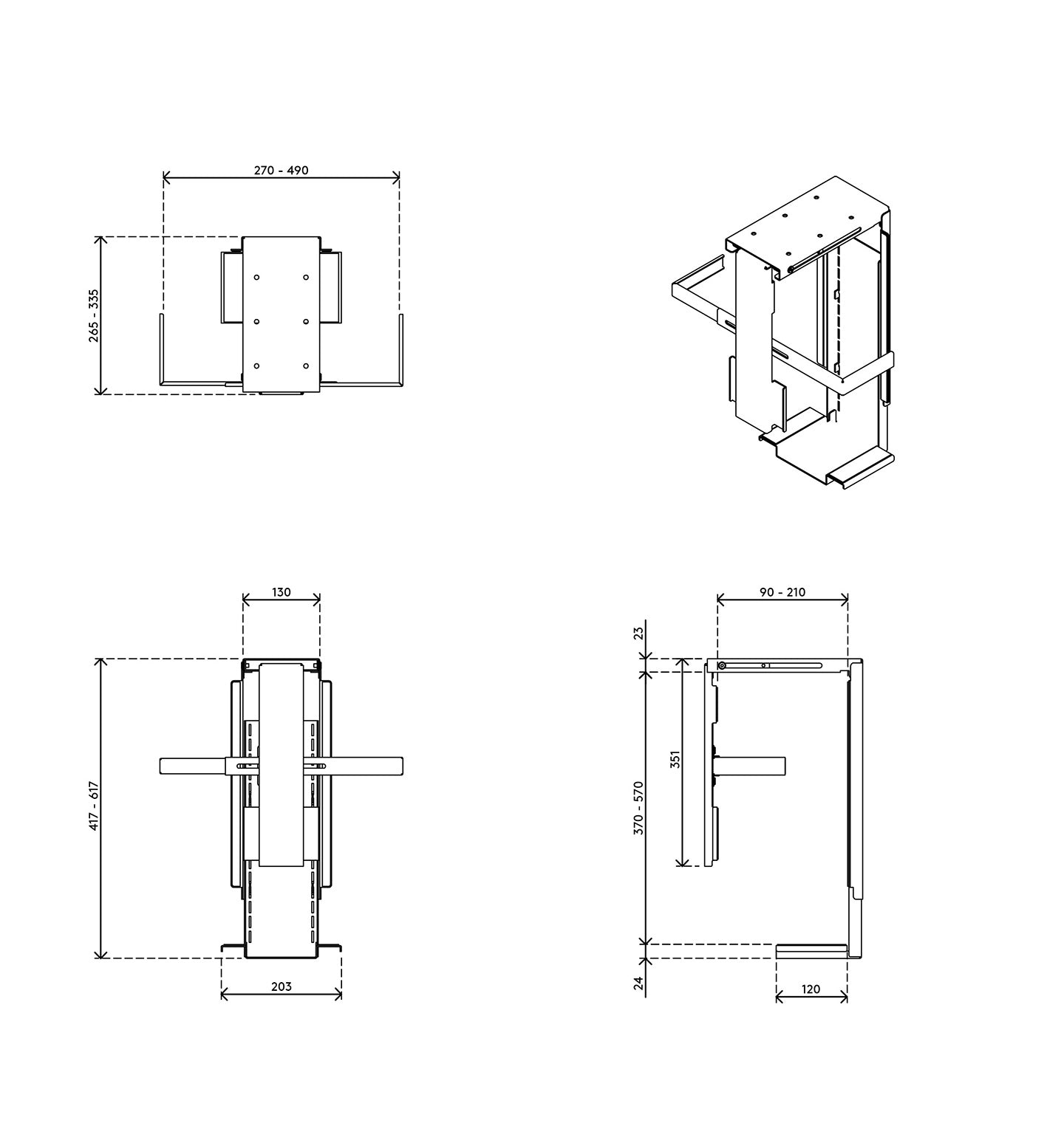 Soporte ordenador Viewmate - escritorio